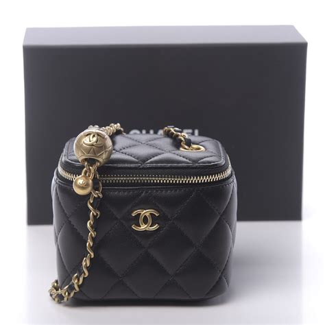 CHANEL Lambskin Quilted Pearl Crush Mini 